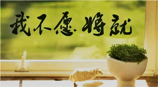 “別湊合啦，將就君！”